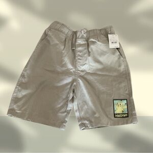 Buy one get one 50%off  
Pokemon Gray Shorts with Pikachu Patch